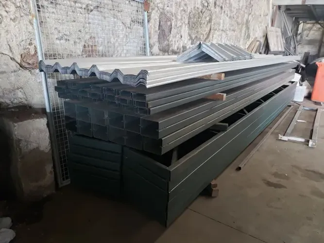 Oferta, galpão, cobertura, estrutura metálica completa 12x30 nova montagem de galpão