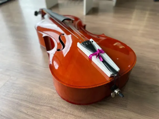 Violoncelo (cello) 4/4 - Brilhante - Novo - completo - Parcelo 10 x sem juros no cartão