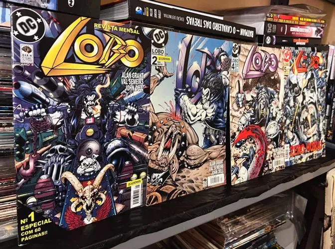 Lobo 1 ao 5 editora abril.