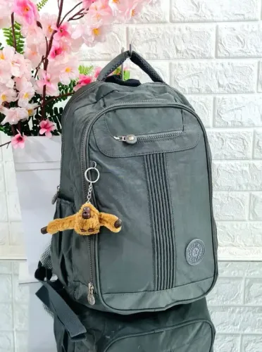 Mochila Kipling Cinza