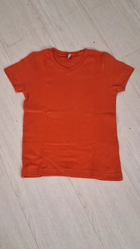 Camiseta laranja de malha cotton Dimpus  tam. PP