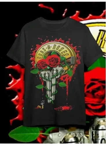 Camiseta Guns n Roses novíssima, chama no ZAP *
