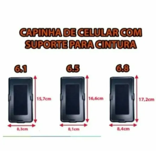 Suporte De Cintura articulado em plástico com veludo interno<br>