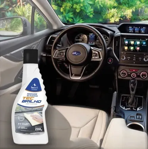 Renovador de Plásticos Gel 200g limpeza e Proteção para o seu Carro