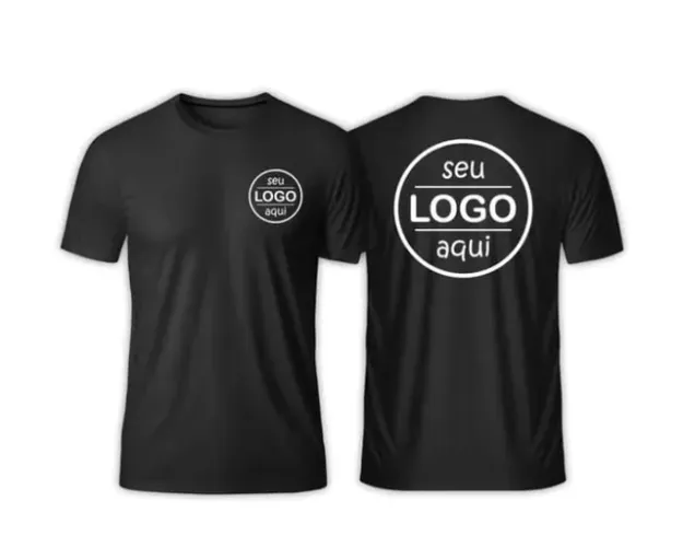 Camisa preta personalizada