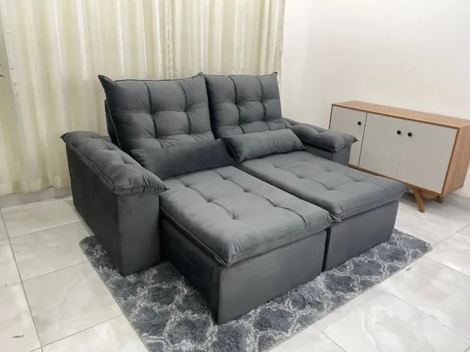 Sofá Retrátil e Reclinável Alemanha 2.00m l54