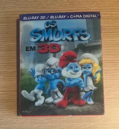 Filme Os Smurfs Em 3d - Blu-ray 3d + Blu-ray + Copia Digital Completo