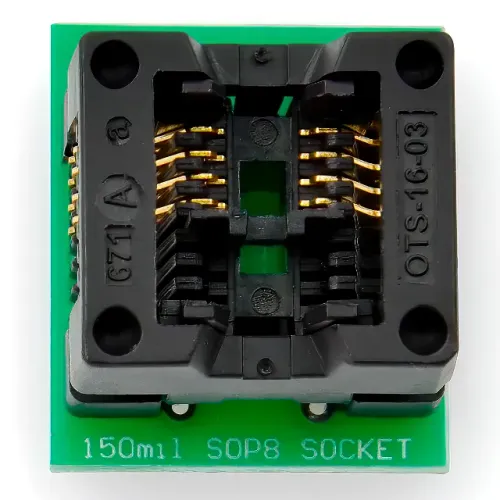Adaptador Soic 8 150Mil Dip8 Eprom Bios Soic8 Para CH341A TL866CS Beeprog