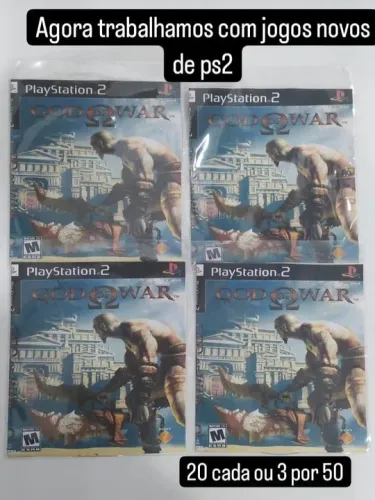 Jogos ps2 com garantia. Loja circulo do game