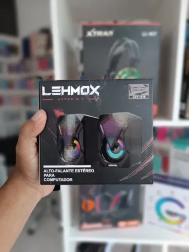 Caixa de Som para Computador  Hyper GT - LED RGB - entrega em slz e região 