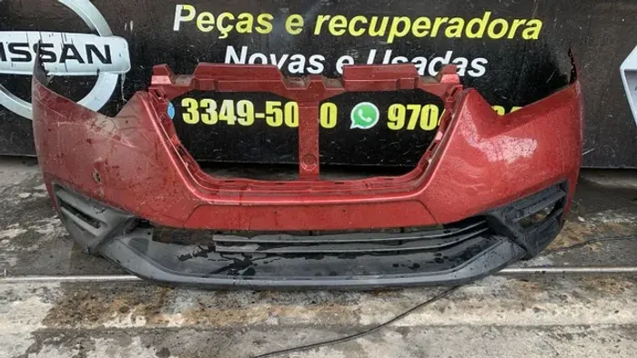 Parachoque Dianteiro Nissan Kicks 2017 Vermelho (Recuperado)