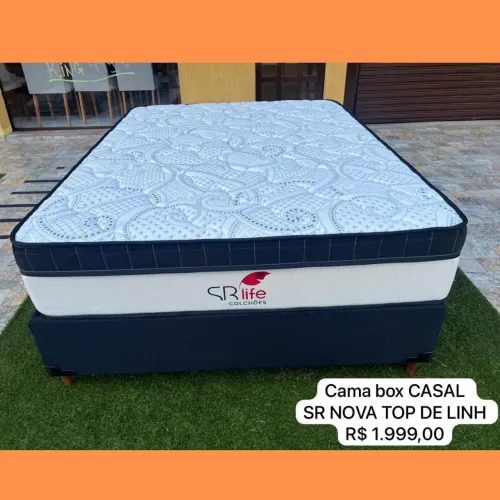 Cama Box de casal Nova
