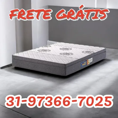 COLCHÃO CASAL D45 / NOVOS / 24 DE ALTURA