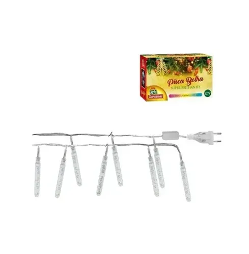 Pisca Pisca Bolha Com 30 Tubos De Led Colorido 127 V