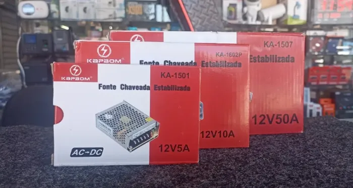 Fonte Chaveada Kapbom 5A Até 50A Distribuidora (Honestidade e Qualidade JK Eletrônicos )