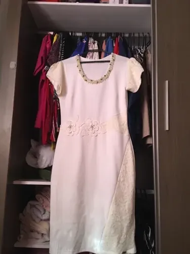 Vestido com pedras tamanho G