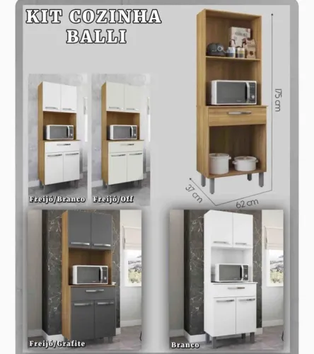 PROMOÇÃO ARMÁRIO DE COZINHA BALLI 369,90 SÓ MANDA O ENDEREÇO 