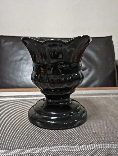 Vaso Decorativo Preto Elegante