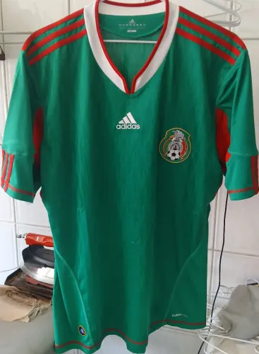 Camisa Mexico adidas Copa 2010 Africa do Sul Verde Nova