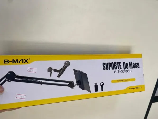 Suporte Articulado de Mesa Para Microfone Celular Tablet Bmax Bmg73 Loja Coimbra Entrega