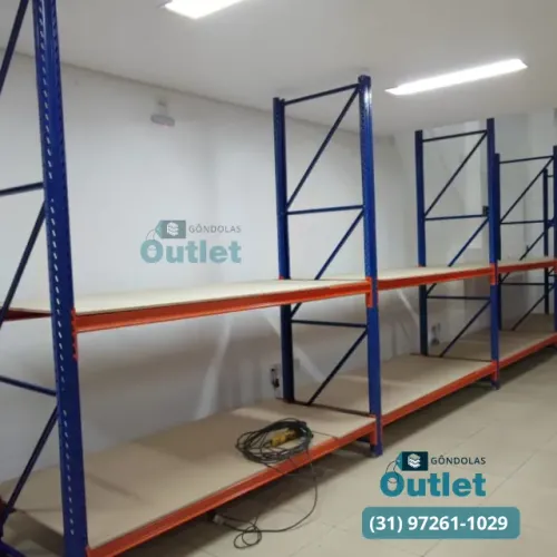 Porta Pallet - estante pesada para estoque e armazém
