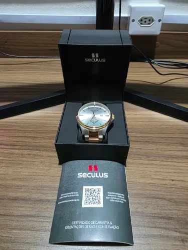  Relógio Seculus Exclusivo Maçonaria Nunca Usado Novo