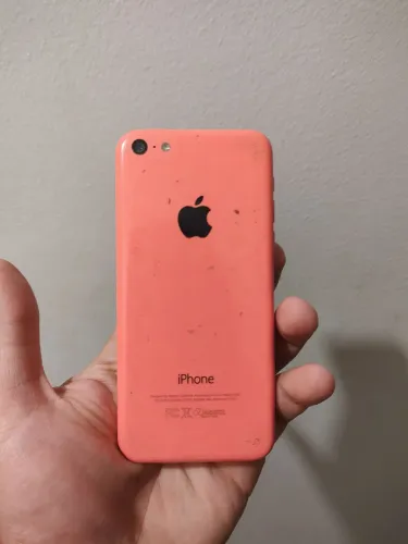 iPhone 5c Rosa - Não testado / Para peças ou colecionador