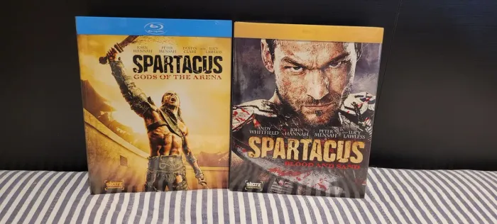 2 Box Blu-Ray SPARTACUS importados