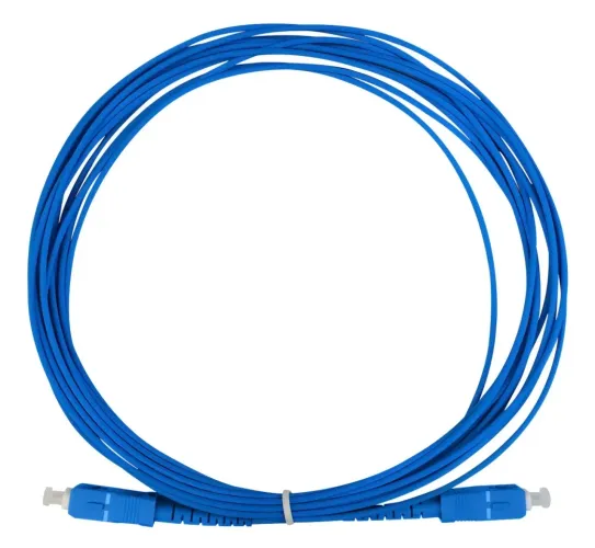 Cordão Óptico Simplex Fibra Óptica Monomodo Sc-upc Sc/upc 5m