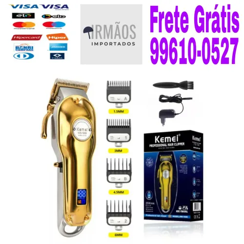 Máquina de Cortar Cabelo Kemei Km 1986