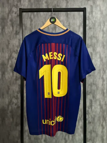 Camisa do Barcelona retrô 17/18 - Messi 10