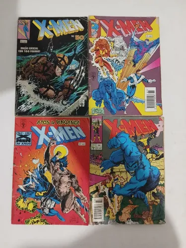 Rara Coleção gibi X-Men anos 90  - edicao clássicas