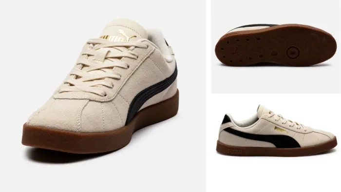 Tênis Puma Club II - Nº 41 - Bege/Preto - Original, novo e na caixa