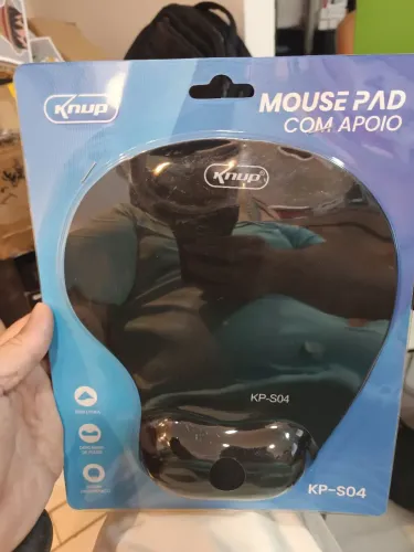 Mouse pad com apoio em gel 