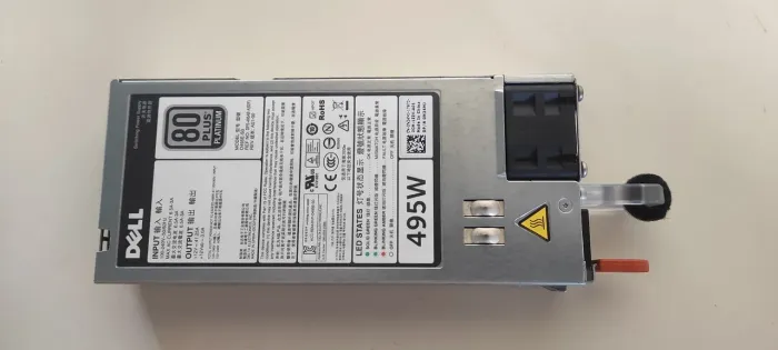 Fonte de alimentação PSU Dell 495W