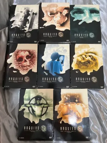 Coleção Arquivo X - 1,2,3,4,5,6,7 e 9 Temporada