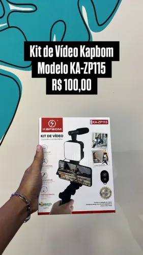 Kit de Video Kapbom / Modelo KA-ZP115 / R$ 100,00 | Novo | Loja Física 