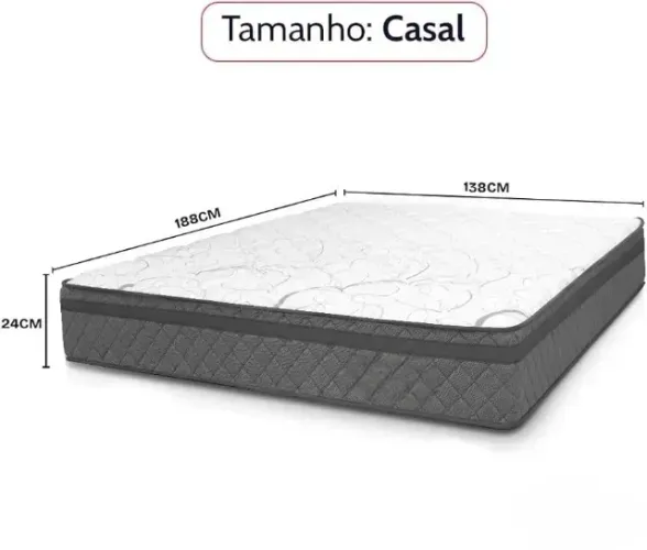Colchão D28 casal padrão (produto em estoque)