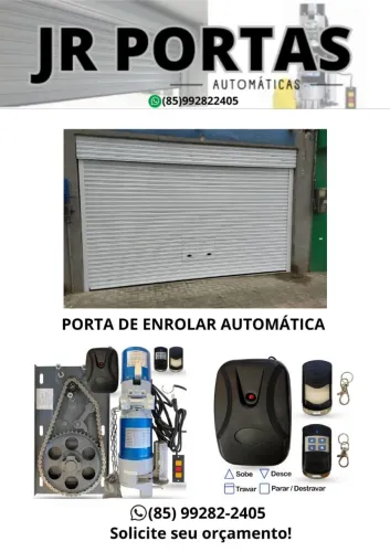 Porta de Enrolar Automática JR Portas