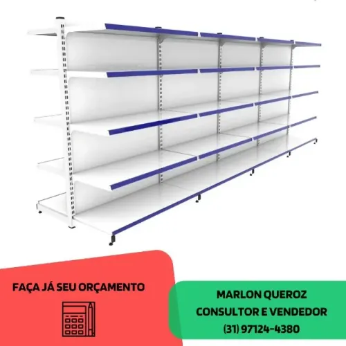 Gondola Central para Mercados Nova