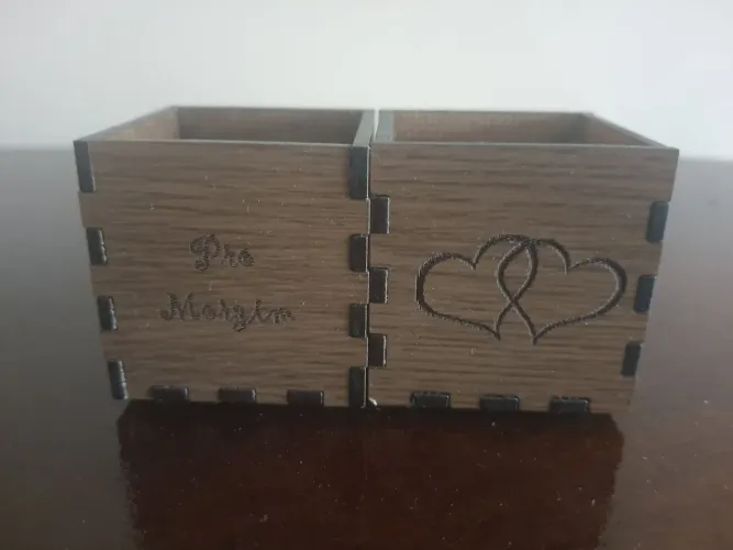 Porta Objetos Decorativo com Corações