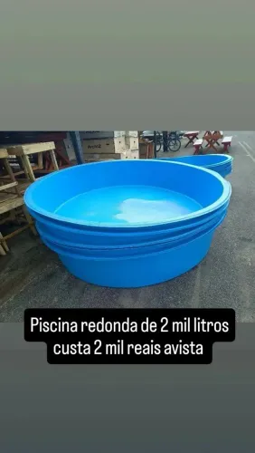 Piscina redonda 2 mil litros temos pronta entrega pagamento na entrega pedido *28
