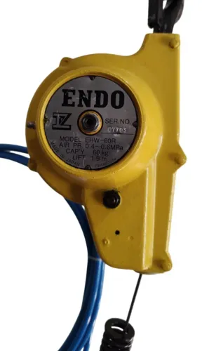 Talha pneumática Endo, 60kg, 1,9m