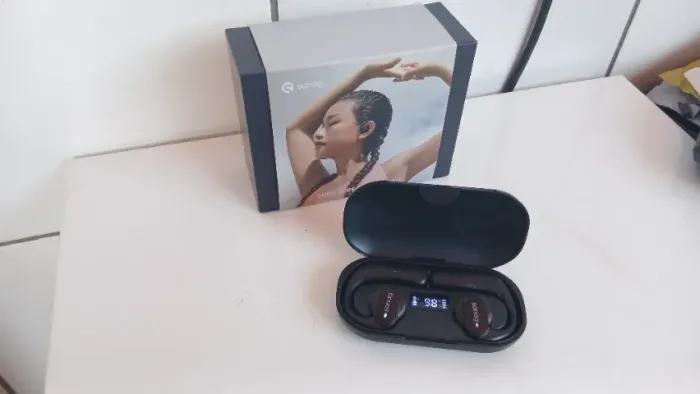 1x Sanag-Z30s TWS Bluetooth 5.3 Fone De Ouvido Sem Fio, Condução De Ar De Ouvido Aberto, G