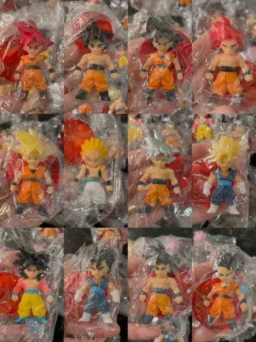 Miniatura Dragon Ball boneco Goku Vegeta Gohan Broly Majin Boo Freeza 13,00 cada