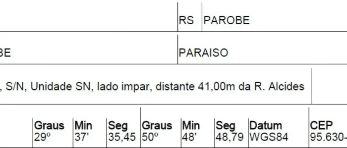 Terreno à venda em QD K LT 13 PARAÍSO, Parobé