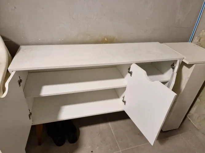 Rack 3 portas branco