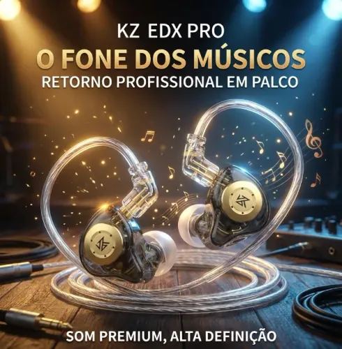 Fone de Ouvido Kz Edx Pro