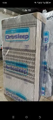 Cama solteiro com 7 cm de espuma selado de 28