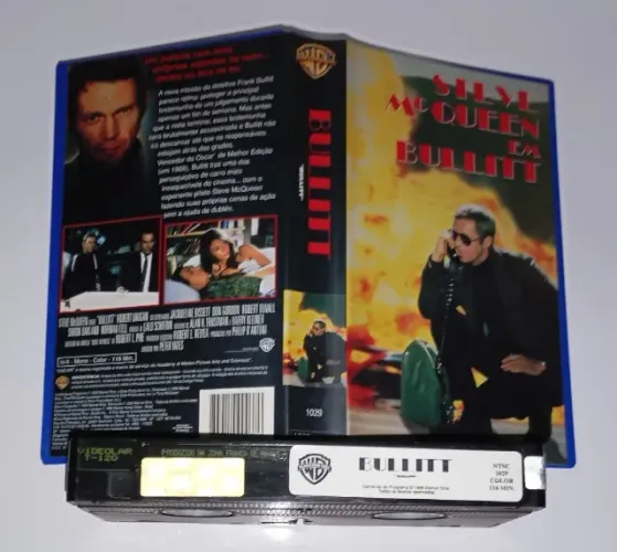 VHS Legendado Bullit Steve McQueen